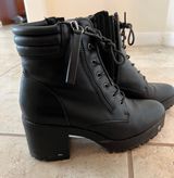 Nasty Gal Black Combat Boots Photo 0