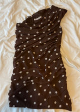 Abercrombie Brown Polka Dot Dress Photo 0