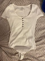 Hollister white bodysuit Photo 0