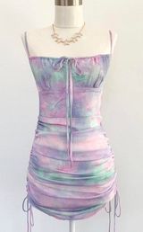 These Three Boutique Cinched Dress L Photo 0