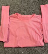 Lululemon Pink Swiftly Tech Long Sleeve Photo 0