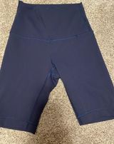 Lululemon Dark Blue Biker Shorts Photo 0