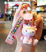 Pink Sleepy  Keychain Wristlet Photo 0