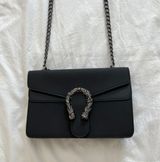 Chain Studded Black Mini Crossbody Purse Photo 0
