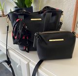 Steve Madden Black Leather Purse Photo 0