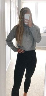 Divided Cropped Hoodie Photo 0