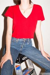 Brandy Melville Red Crop Too Photo 0