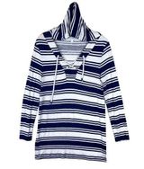 Southern Tide  Ocean View Hoodie Striped Dress-Small Photo 0