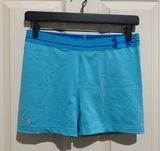 Under Armour Blue Spandex Shorts Photo 0