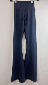Offline by Aerie High Rise Cross Band Flare Leggings in Navy Blue size Small Photo 0