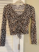 Altar'd State Leopard Top Print Photo 0