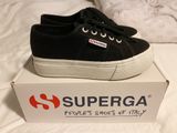 Superga Black Platform Sneakers Photo 0