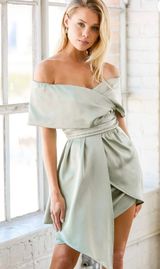 Lulus Sage Green Mini Dress Photo 0