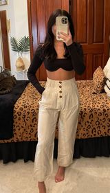 Joie Silk & Linen Pants Photo 0