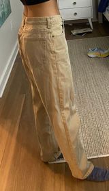 Lands'End Vintage High Waist Tan Jeans Photo 0