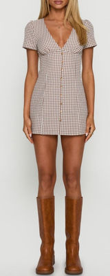 Princess Polly Romper Gingham Photo 0