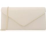 Vegan Leather Clutch Handbag Tan Photo 0
