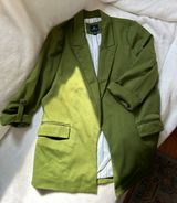 Jules & Leopold Green Statement Blazer Photo 0