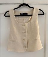 ZARA Button-Up Vest Photo 0