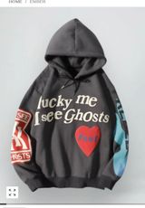 Lucky Me I See Ghosts Hoodie Multiple Size 6 Photo 0