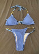 SheIn Blue Swimsuit  Photo 0