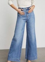 BCBGMAXAZRIA Wide Leg Jeans Size 28 Photo 0