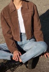 Brandy Melville Karina Corduroy Jacket Photo 0