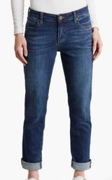 Kut from the Kloth Katy Low Rise Boyfriend Jeans KP271MA1R Med-Dark Wash Size 4 Photo 0