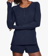 Under Armour Women's Athlete Recovery Sleepwear Henley Size Medium Tom Brady Photo 0