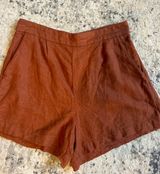 Abercrombie & Fitch Linen Blend Shorts Woman's Size M Photo 0