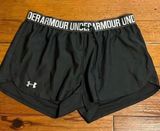 Sz L Gray Athletic Shorts Pull On Drawstring Style Photo 0