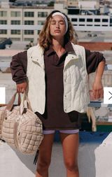 Cream Puffer Vest Photo 0