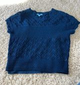 Short Sleeve Crochet Sweater Photo 0