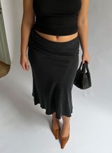NWOT Djerf Avenue Dream Skirt in Ash Photo 0