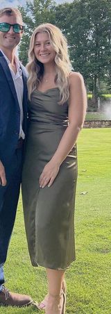 re:named Green Midi Dress Photo 0