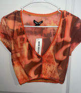 Urban Outfitters Silence & Noise Mesh Top Photo 0