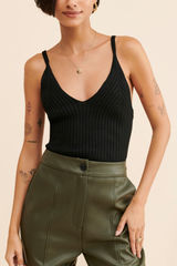 Roxy Moon Bird knitted vest top Large in Black strappy tank top bohemian hippie Photo 0