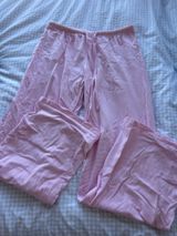 Edikted Pink Striped Pants Photo 0