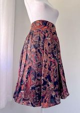 Vintage ‘90s Worthington Paisley Print Midi Skirt Photo 0