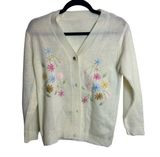 Unbranded Cottage Cream embroidery Cardigan Vintage Handmande Photo 0