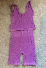 Workout Set Purple Size M Photo 0