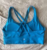 Lululemon Hawaiian Blue Energy Longline Bra Size 10 Photo 0