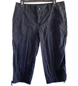 Izod Black Capri Pants Photo 0