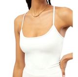 WeWoreWhat Solid Sport Cami in Optic White XSMALL Photo 0