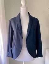 Harlowe & Graham Navy Blazer Photo 0