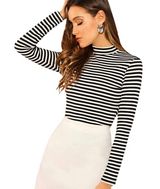 Long Sleeve Striped Top Photo 0