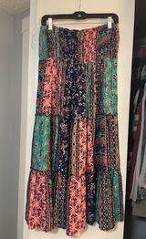 Charlie Paige  Multi Patchwork Maxi Skirt  Photo 0