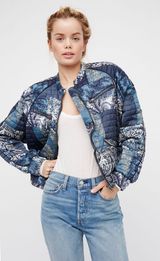 Free People Printed Patchwork Jacket Photo 0