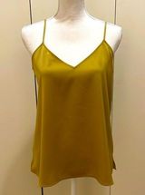 green vneck camisole blouse size med #91 Photo 0