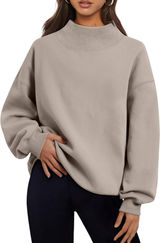 Amazon Mock Neck Sweatshirt  Photo 0